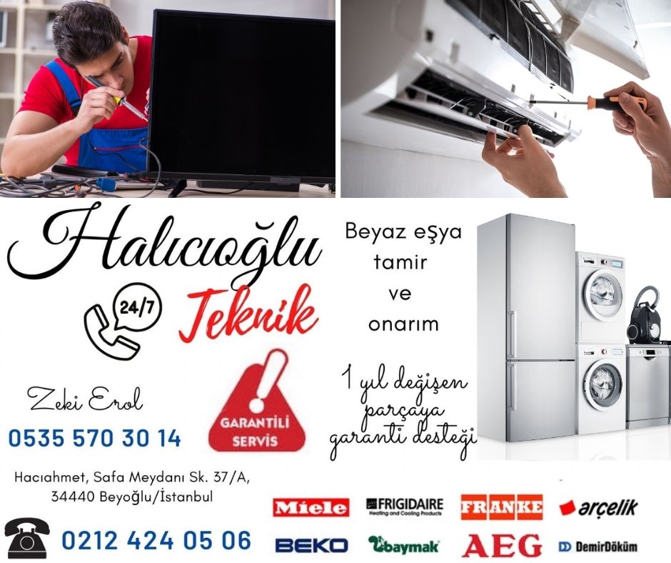 halıcıoğlu beyaz eşya servisi